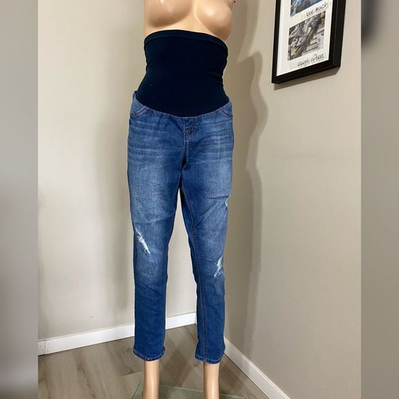 Maternity Denim Pants 1822 - Picture 1 of 4